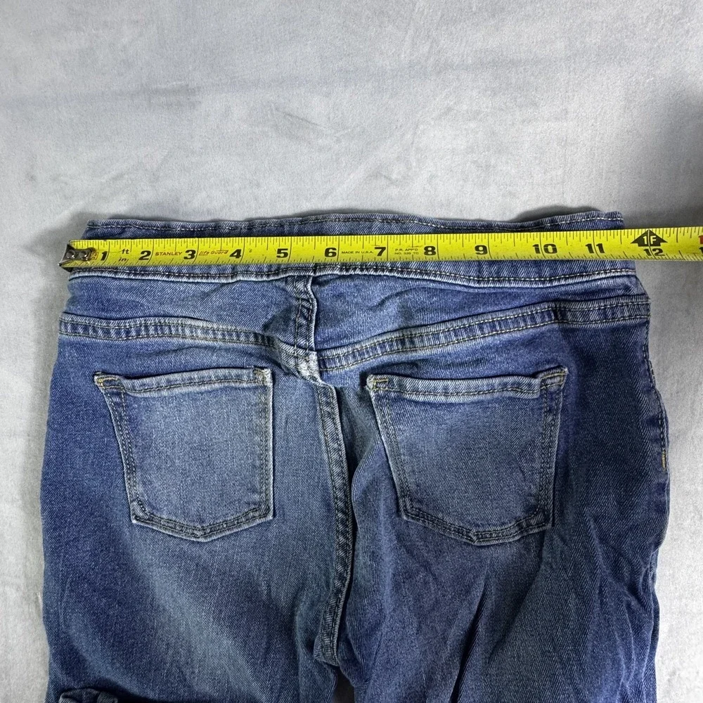 Old Navy Skinny Jeans Girls Large 10-12 Blue Denim Casual Everyday Wear Pull On